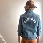 Rare Limited Edition Levi's® NBA Embroidered Denim Trucker Jacket Toronto Raptors. Sz M