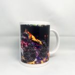 'Fox on a Bike' Limited Edition Original Artwork Handprinted on 15oz Mug