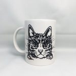 'Grumpy Cat' Limited Edition Original Artwork Handprinted on 15oz Mug