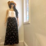 1990's Throwback 'Friends' Style Floral Flowy Maxi Skirt. Date night, beach, festival, work or everyday wear Super Versatile skirt. Sz 12