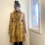 Cheetah Print Ultra Soft Belted Lined Trench Coat. Sz L